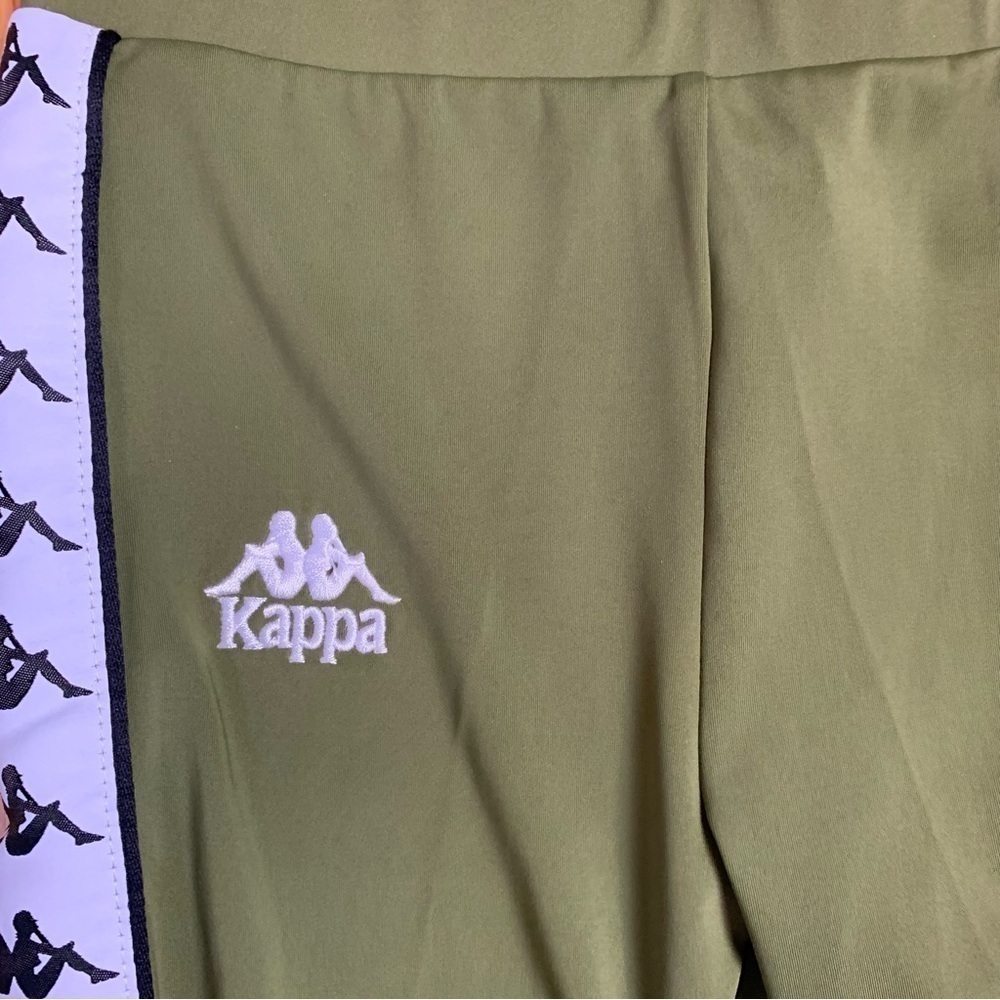 Kappa sz XS Khaki Green Women’s Sport Leggings Athletic Trousers